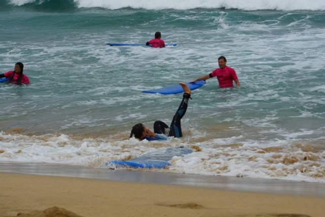 campamento de surf